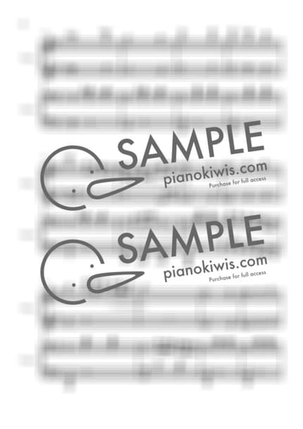 악보 > 인생의 회전목마 / 4 Hands - 히사이시 조 · 하울의 움직이는 성 by My Favorite Piano 악보 이미지-5