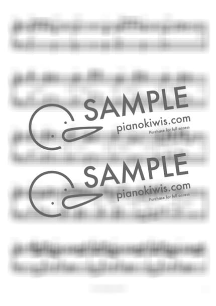 악보 > 스즈메 (すずめ) / 피아노 반주 - RADWIMPS · 스즈메의 문단속 OST by 피아노정류장 악보 이미지-2