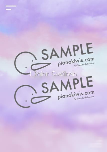 Score > Light Switch - Charlie Puth by 피아노박스 PianoBox Sheet music image-0