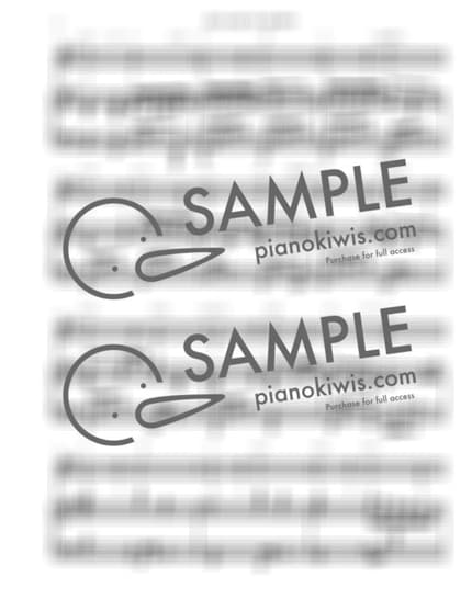 Score > Jesus Shed His Blood For Me '144장' / 3단악보 - Hymns by 나건반 Sheet music image-5