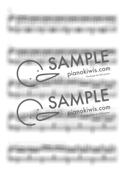 악보 > Secret / 고급 악보 - 주걸륜 · 말할 수 없는 비밀 OST by My Favorite Piano 악보 이미지-1