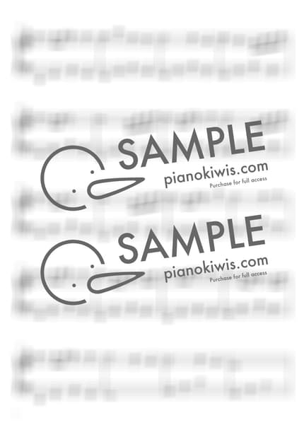 楽譜 > Summer / 中級 - 久石 譲 · 菊次郎の夏 OST by 핑크피아노 PINKPIANO 楽譜画像-1