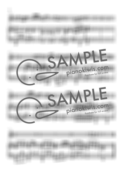 악보 > 은혜 / 3단 악보 - 손경민 by 피아노키위즈 악보 이미지-3