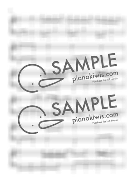 Score > Canon and Gigue in D major / 계이름 악보 - J. Pachelbel by 더블유피아노doubleupiano Sheet music image-1