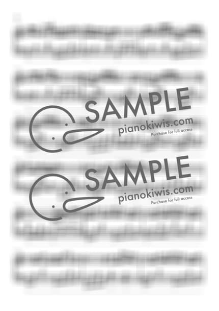 楽譜 > なんでもないや / 中級 - RADWIMPS · 君の名は。 OST by PianoKiwis 楽譜画像-1