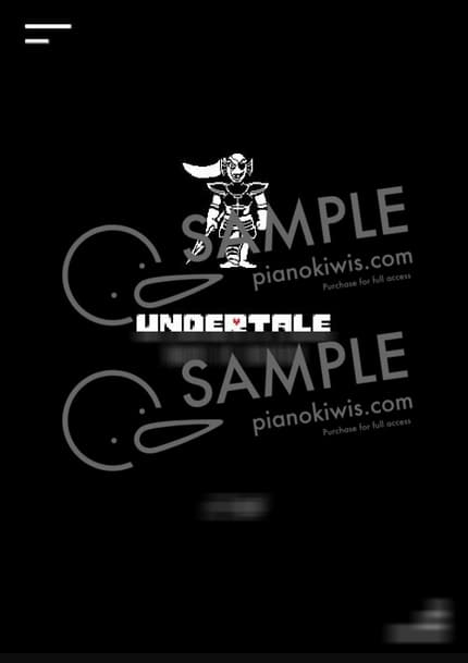 악보 > Spear of Justice - Toby Fox · 언더테일 OST by 피아노박스 PianoBox 악보 이미지-0