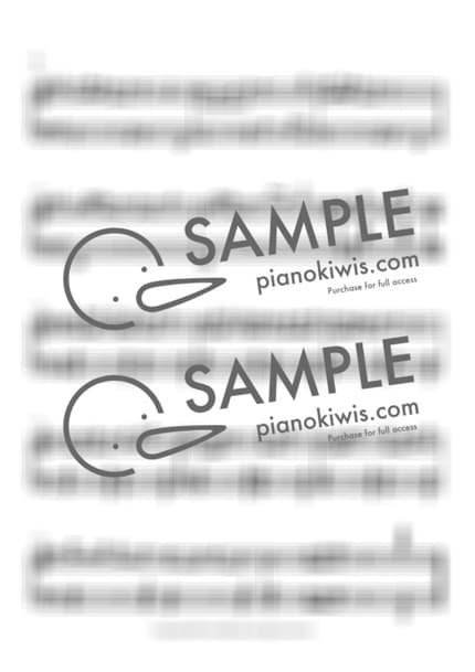 악보 > 점비관에 오신 것을 환영합니다 (占秘館へようこそ) - RADWIMPS · 날씨의 아이 OST by 오늘피아노 악보 이미지-1