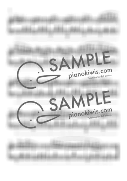 악보 > 왈츠 19번 / 중급 - 쇼팽 (F. Chopin) by 피아노키위즈 악보 이미지-1