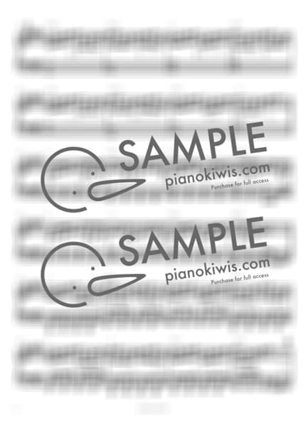 楽譜 > Welcome to the Show / 피아노 반주 - DAY6 by 피아노정류장 楽譜画像-1