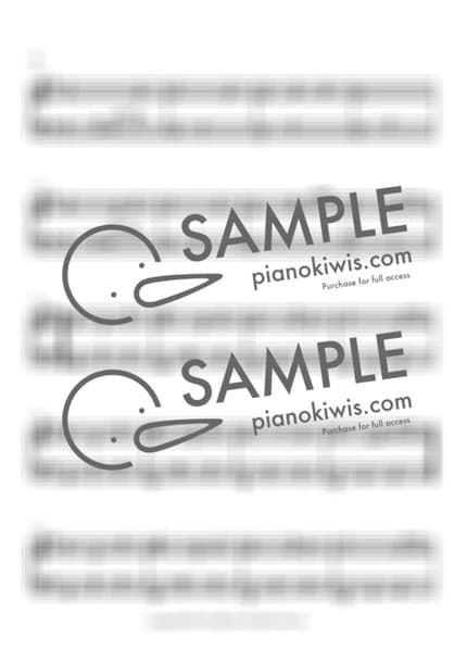 악보 > K&A 입사식 (K&A 入社式) - RADWIMPS · 날씨의 아이 OST by 오늘피아노 악보 이미지-1