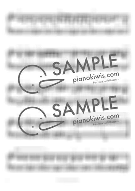 악보 > 마치 흘러가는 바람처럼 / 피아노 반주 - DAY6 by 피아노정류장 악보 이미지-1