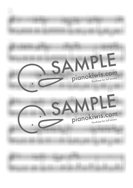 楽譜 > 벚꽃 엔딩 / 初級 - 버스커 버스커 by PianoKiwis 楽譜画像-1