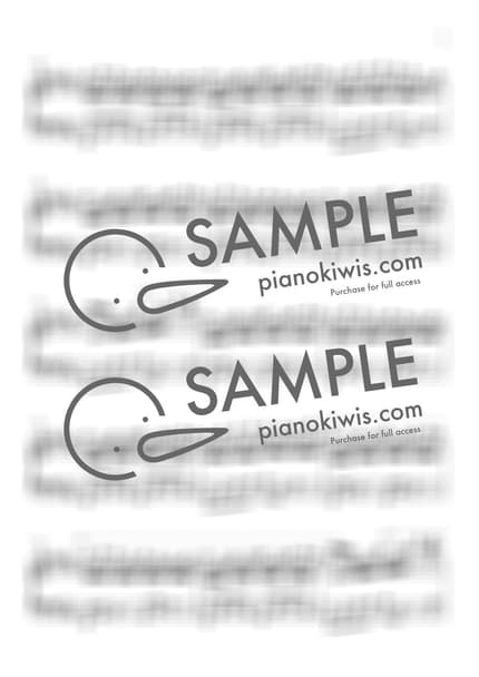 악보 > Flower Dance / 어려운 악보 - DJ Okawari by 피아노키위즈 악보 이미지-4