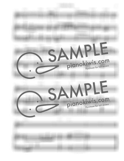 악보 > 저 장미꽃 위에 이슬 '442장' / 3단악보 - C. A. Miles · 찬송가 by 나건반 악보 이미지-4