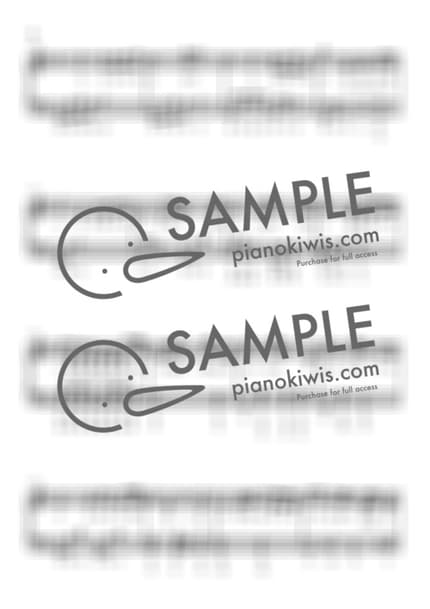 악보 > 카마도 탄지로의 노래 (竈門炭治郎のうた) / 중급 계이름 악보 - 시이나 고 · 귀멸의 칼날 OST by My Favorite Piano 악보 이미지-5