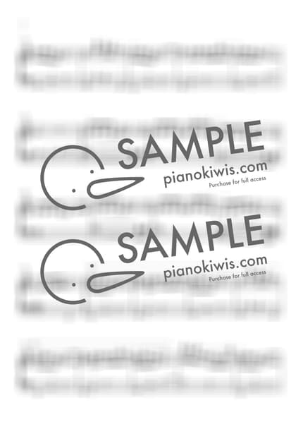 악보 > Merry Christmas Mr. Lawrence / 초급 - 류이치 사카모토 · 전장의 크리스마스 OST by 피아노키위즈 악보 이미지-1