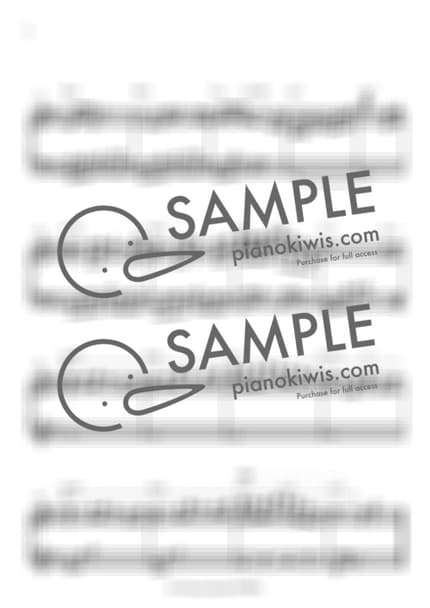 Score > Kazeno Tooru Michi / 발라드 버전 - Joe Hisaishi · My Neighbor Totoro OST by 주키플리(jookiiply) Sheet music image-1