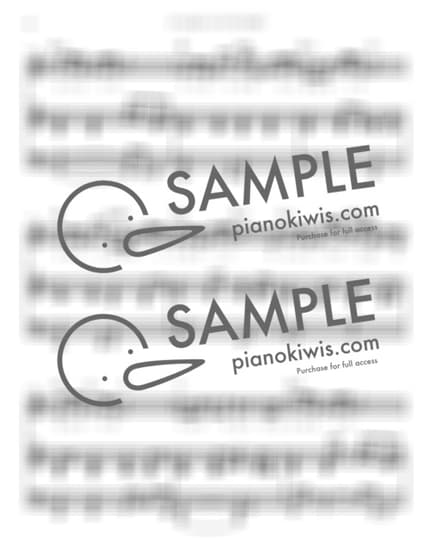 악보 > 오직 주의 은혜만 / 피아노 반주 Fkey - WELOVE by 건반자매 악보 이미지-5