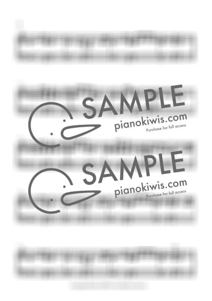 Score > Watashi No Himitsu To, Sukoshi No Kibou - Seiji Kameda · Even If This Love Disappears from the World Tonight OST by 오늘피아노 Sheet music image-1