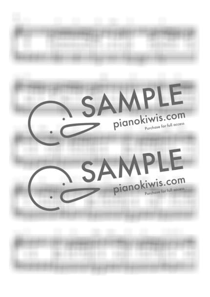 Score > Kawaikute gomen / 다장조 - HoneyWorks by 라니스코어 Sheet music image-1