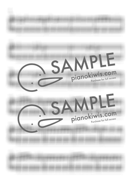 楽譜 > Stay / 初級 - the Kid LAROY, Justin Bieber by PianoKiwis 楽譜画像-1