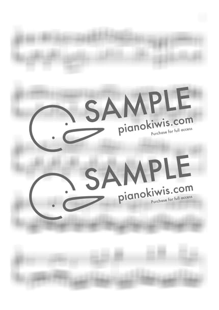 Score > First Love / Hard - Joe Hisaishi · Legend OST by PianoKiwis Sheet music image-2