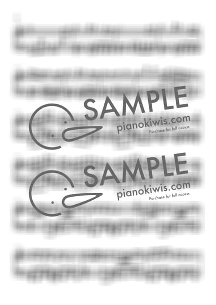 악보 > 그저 네게 맑아라 (ただ君に晴れ) - 요루시카 by marasy love 악보 이미지-1