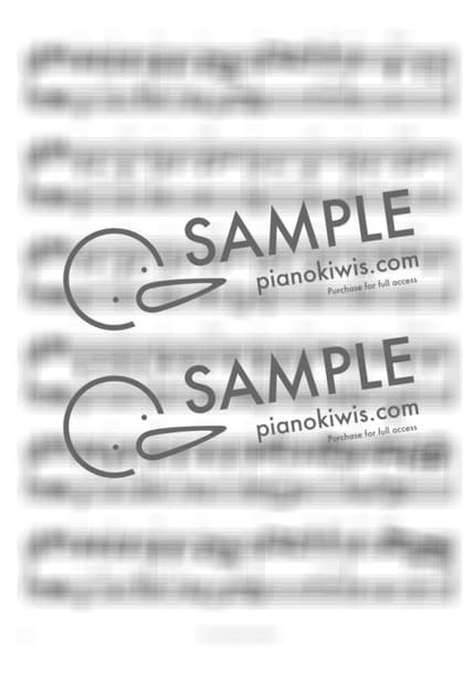 Score > Untitled, 2014 / 피아노 반주 - G-DRAGON by 피아노정류장 Sheet music image-1