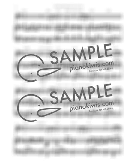 악보 > 예수를 나의 구주 삼고 '288장' / 3단악보 - P. P. Knapp · 찬송가 by 나건반 악보 이미지-1