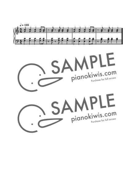 Score > Viva La Vida / Easy - Coldplay by PianoKiwis Sheet music image-0