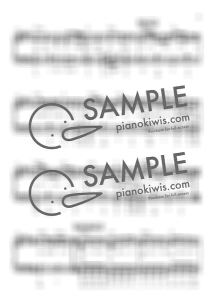 악보 > 변하지 않는 것 (変わらないもの) / 중급 계이름 악보 - 오쿠 하나코 · 시간을 달리는 소녀 OST by My Favorite Piano 악보 이미지-4