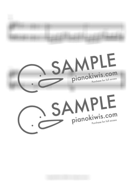 Score > Roukano Futari - Harumi Fuuki · The Blue Skies at Your Feet OST by 오늘피아노 Sheet music image-1