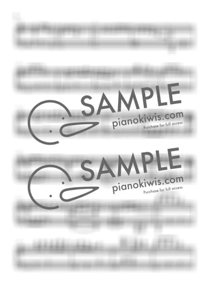 악보 > Merry Christmas Mr. Lawrence / 중급 악보 - 류이치 사카모토 · 전장의 크리스마스 OST by My Favorite Piano 악보 이미지-1