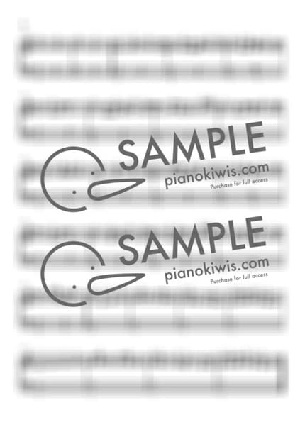 악보 > 녹아내려요 / 입문 - DAY6 by 피아노키위즈 악보 이미지-1