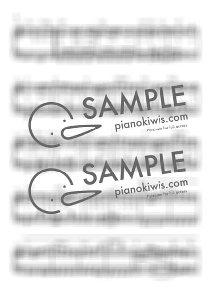 Score > Dear / 다장조 - QWER by 라니스코어 Sheet music image-1