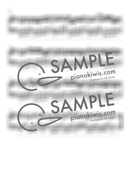 Score > Canon and Gigue in D major / Intermediate - J. Pachelbel by PianoKiwis Sheet music image-1