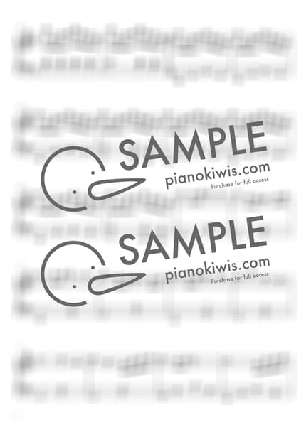 楽譜 > Summer / 中級 - 久石 譲 · 菊次郎の夏 OST by 핑크피아노 PINKPIANO 楽譜画像-3