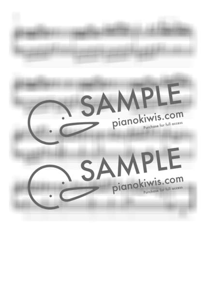 악보 > Luv Letter / 중급 - DJ Okawari by 피아노키위즈 악보 이미지-1