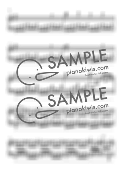 악보 > 로소우 (路小雨) - 주걸륜 · 말할 수 없는 비밀 OST by 피아노키위즈 악보 이미지-1