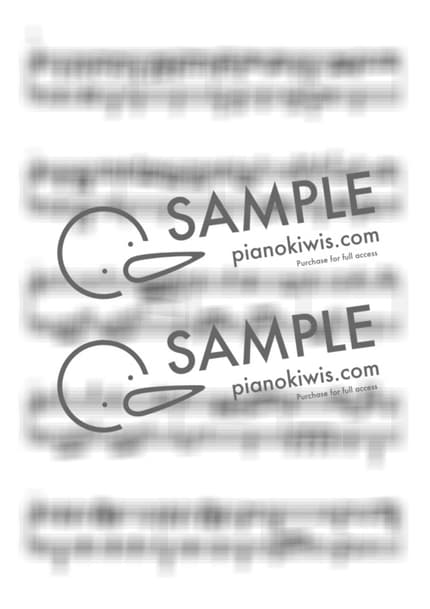 악보 > 카마도 탄지로의 노래 (竈門炭治郎のうた) / 어려운 고급 악보 - 시이나 고 · 귀멸의 칼날 OST by My Favorite Piano 악보 이미지-3