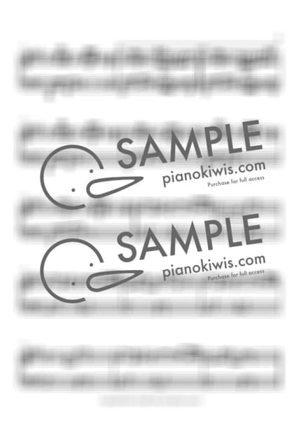 악보 > 시바 공원 (芝公園) - RADWIMPS · 날씨의 아이 OST by 오늘피아노 악보 이미지-2