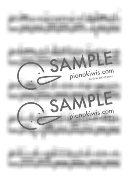 악보 > 시간을 넘어서 (時を超えて) / 고급 악보 - 지금, 만나러 갑니다 OST by My Favorite Piano 악보 이미지-2