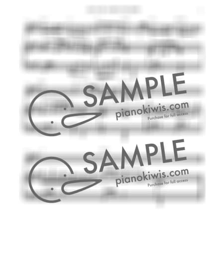 Score > Wonderful Peace '412장' / 3단악보 - Hymns by 나건반 Sheet music image-4