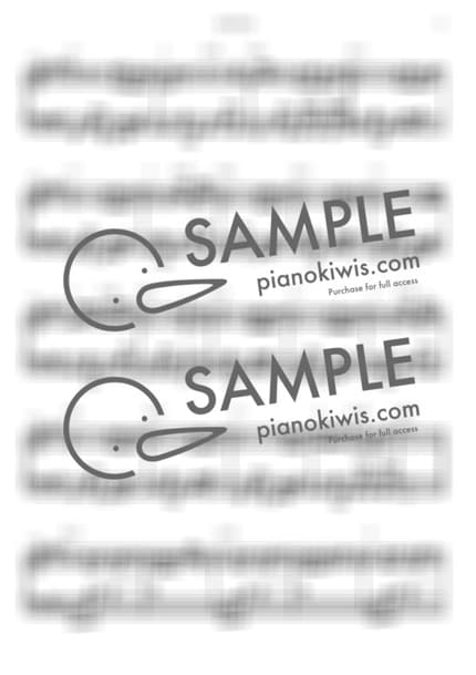 Score > Cherry Blossom Ending - Busker Busker by KeyNomad Sheet music image-4