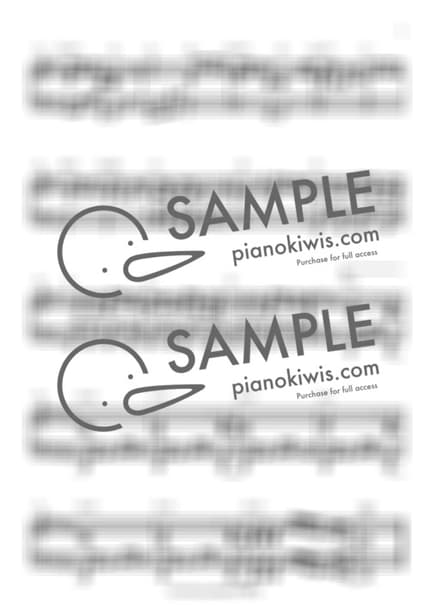 악보 > PUZZLE / 2기 오프닝 - 쿠라키 마이 · 명탐정 코난 OST by 주키플리(jookiiply) 악보 이미지-2