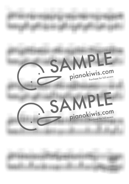 Score > blue - yung kai by Hyunjoo Jung Sheet music image-1