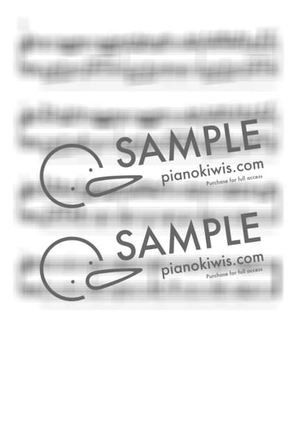 楽譜 > 炎 / 初級 - LiSA · 鬼滅の刃 ED by PianoKiwis 楽譜画像-1