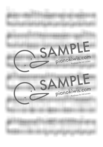 Score > The knight who can't die and the silk cradle / 다장조 - LUCY by 라니스코어 Sheet music image-3