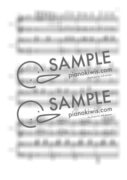 악보 > 인생의 회전목마 / 4 Hands - 히사이시 조 · 하울의 움직이는 성 by My Favorite Piano 악보 이미지-6