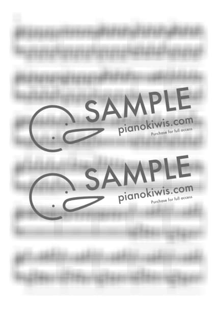 楽譜 > 夏 (L'estate) / 初級 - ヴィヴァルディ (A. Vivaldi) · 四季 by PianoKiwis 楽譜画像-1